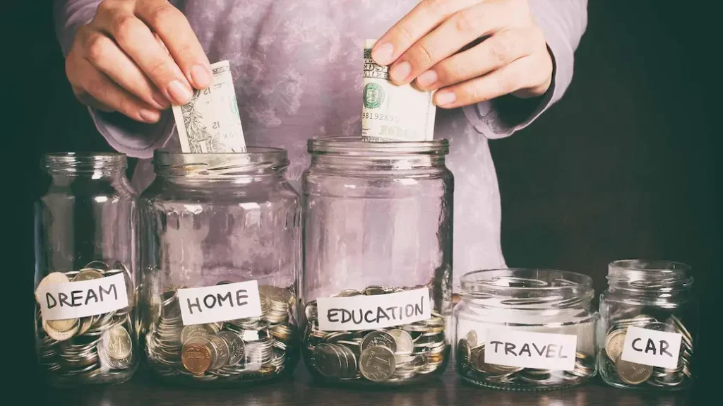 Saving money for future financial goals