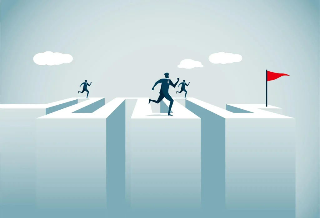 Business owner managing common challenges and market changes
