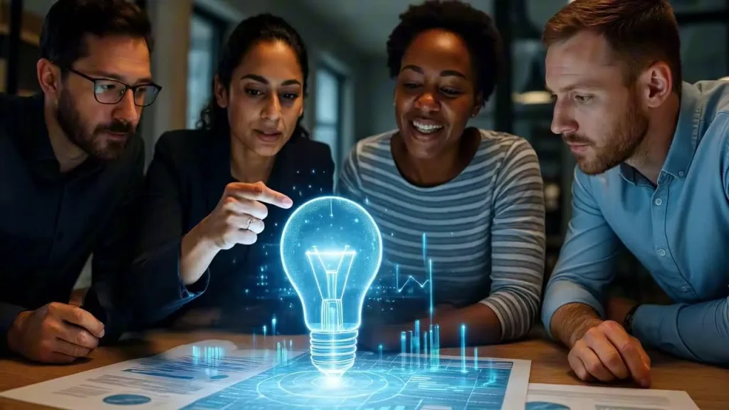 Businesses drive innovation and develop new ideas