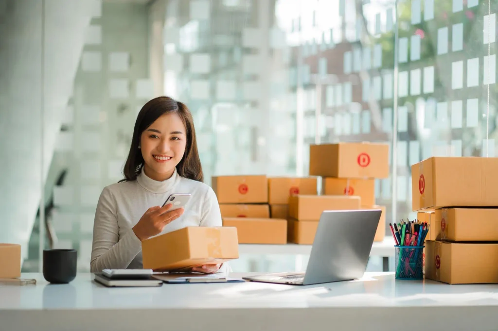 What is business concept showing how businesses create value for customers