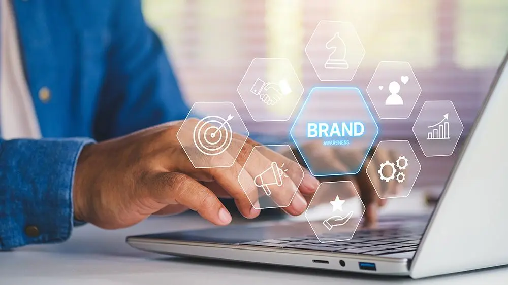 Digital marketing building brand awareness across online channels